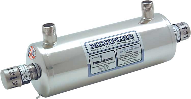 Minipure TM Ultraviolet Water Purifer MIN-3, 3GPM, 180 GPH